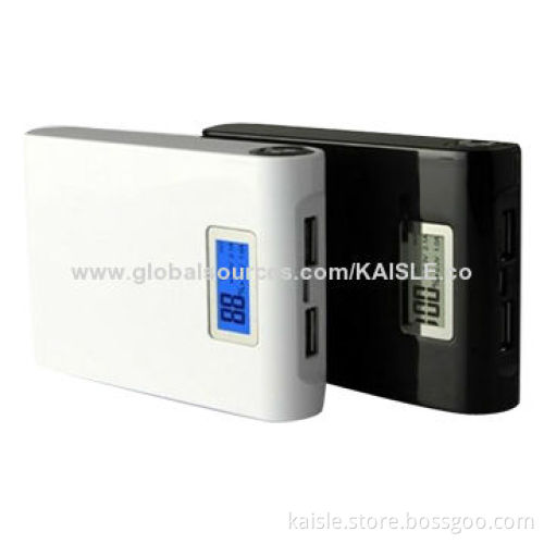 Power Banks with 8,800mAh Capacity, LCD Power Display and Highlight Flashlight